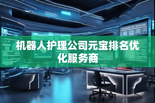 機器人護理公司元寶排名優(yōu)化服務商