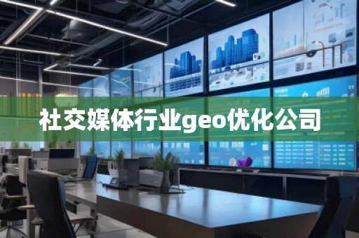 社交媒體行業(yè)geo優(yōu)化公司