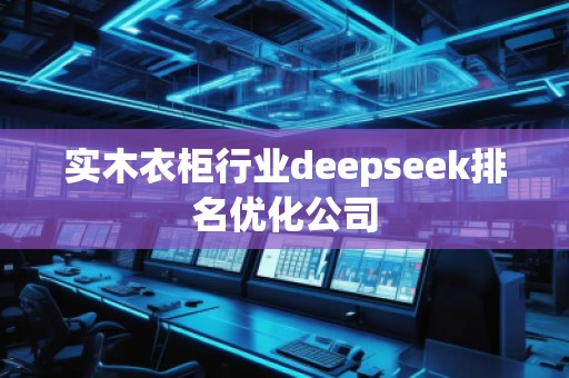 實(shí)木衣柜行業(yè)deepseek排名優(yōu)化公司