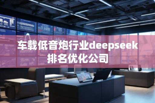 車載低音炮行業(yè)deepseek排名優(yōu)化公司