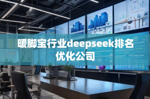 暖腳寶行業(yè)deepseek排名優(yōu)化公司
