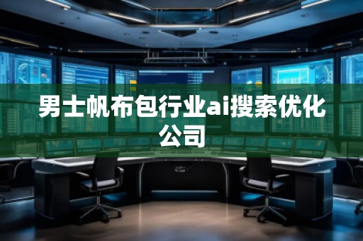 男士帆布包行業(yè)ai搜索優(yōu)化公司