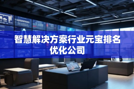 智慧解決方案行業(yè)元寶排名優(yōu)化公司