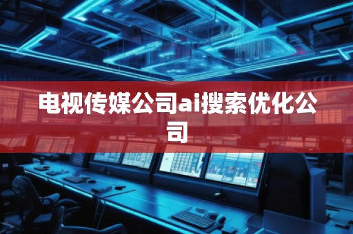 電視傳媒公司ai搜索優(yōu)化公司