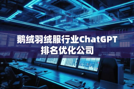 鵝絨羽絨服行業(yè)ChatGPT排名優(yōu)化公司