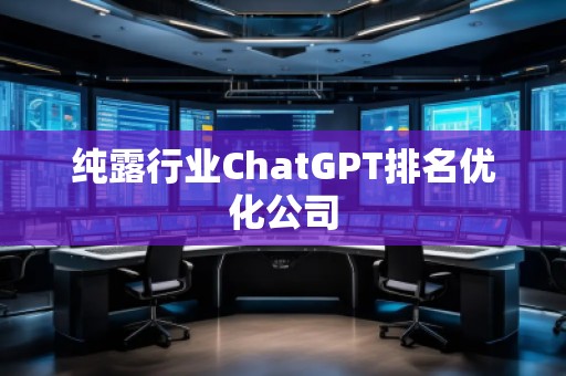 純露行業(yè)ChatGPT排名優(yōu)化公司