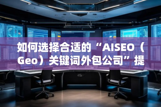 如何選擇合適的“AISEO(Geo)關(guān)鍵詞外包公司”提升網(wǎng)站排名 如何選擇合適的“AISEO(Geo)關(guān)鍵詞外包公司”提升網(wǎng)站排名