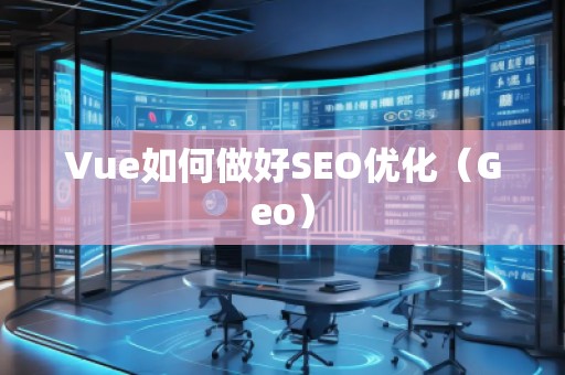 Vue如何做好SEO優(yōu)化（Geo）