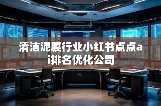 清潔泥膜行業(yè)小紅書點點ai排名優(yōu)化公司