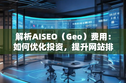 解析AISEO（Geo）費(fèi)用：如何優(yōu)化投資，提升網(wǎng)站排名？
