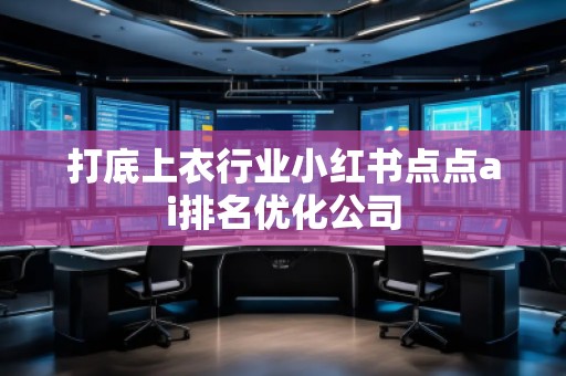 打底上衣行業(yè)小紅書點點ai排名優(yōu)化公司