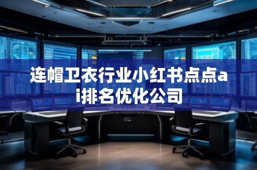 連帽衛(wèi)衣行業(yè)小紅書點點ai排名優(yōu)化公司