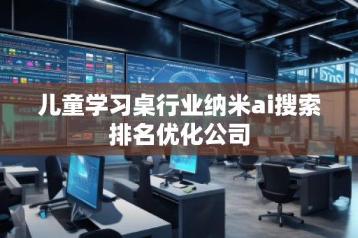 兒童學(xué)習(xí)桌行業(yè)納米ai搜索排名優(yōu)化公司