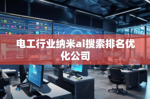 電工行業(yè)納米ai搜索排名優(yōu)化公司