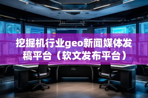 挖掘機行業(yè)geo新聞媒體發(fā)稿平臺（軟文發(fā)布平臺）